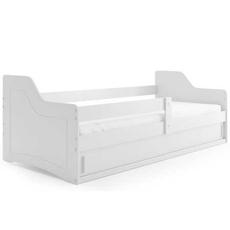 Dětská postel SOFIX s úložným prostorem 80x160 cm - bílá Bílá BMS